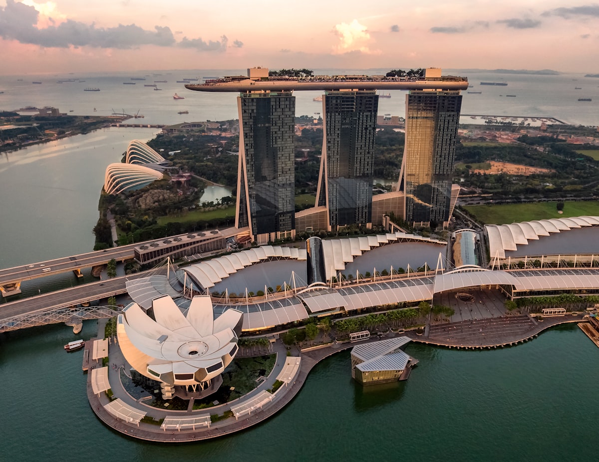 Futuristic Supertrees at Gardens by the Bay, Singapore