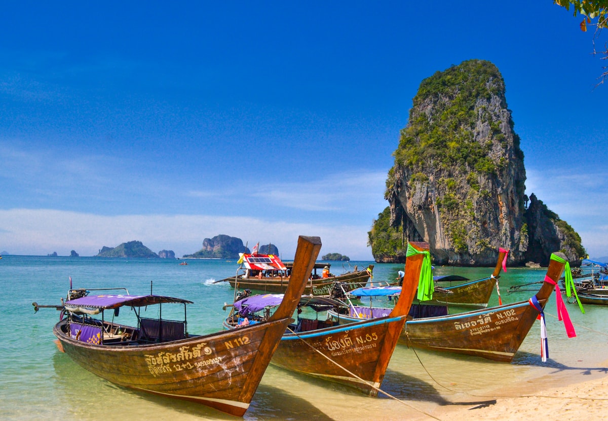 Emerald Waters and Towering Karsts of Phi Phi Islands, Thailand