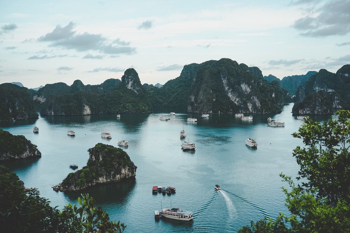 Emerald Waters of Ha Long Bay, Vietnam